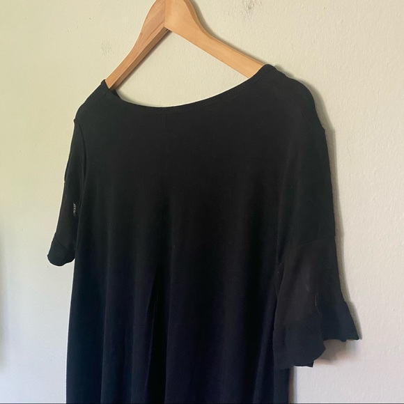 Brandy Melville 100% Linen Mesh Sleeve Dress - Picture 7 of 8